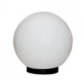 Φωτιστικό Μπάλα E27 400mm Λευκό Με Γρίφα AC.3534 ACA LIGHTING
