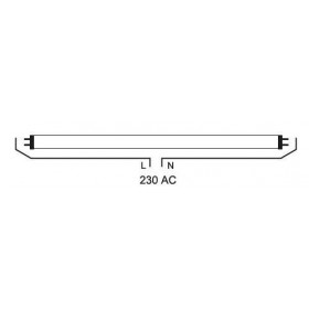 Φωτιστικό Οροφής Για 1 Λάμπα LED 120cm Δύο Άκρων IP65 AC.L7136LED ACA LIGHTING