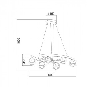 Φωτιστικό Εξάφωτο G9 Χρώμιο Και Διάφανο AD00836A ACA LIGHTING
