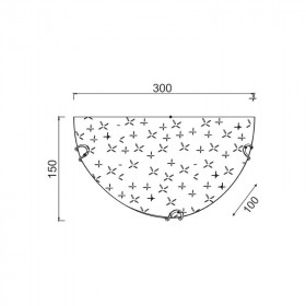 Απλίκα E27 Διάφανο Scilla DL08302 ACA LIGHTING