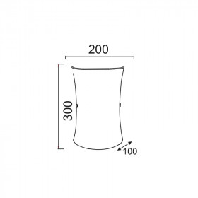 Απλίκα E27 Χρώμιο Και Λευκό DL482C ACA LIGHTING