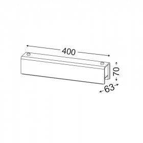 Απλίκα Μπάνιου E14 Λευκό Aegean DLA757A2 ACA LIGHTING
