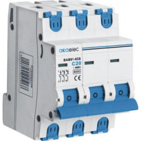 Αυτόματη Ασφάλεια 3P C 20A 6kA DY02060336 ACAELEC