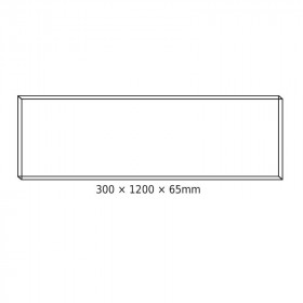 Πλαίσιο Γιά Επίτοιχη Τοποθέτηση Πάνελ 30x120cm FR3012065 ACA LIGHTING
