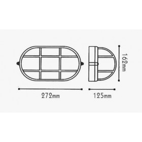 Φωτιστικό Χελώνα Ε27 Μαύρο Με Πλέγμα HI5021B ACA LIGHTING