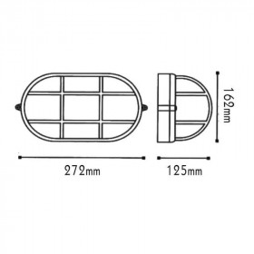 Φωτιστικό Χελώνα Ε27 Γκρι Με Πλέγμα HI5021G ACA LIGHTING