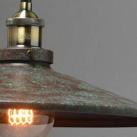 Φωτιστικό Μονόφωτο Ε27 Σκουριά Hippolyte KS1288P361RT ACA LIGHTING