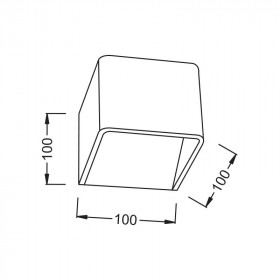 Απλίκα LED 3W 4000Κ Λευκό Nephele L350374 ACA LIGHTING