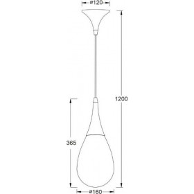 Φωτιστικό Μονόφωτο E14 Μαύρο Atena OD53421BK ACA LIGHTING