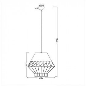 Φωτιστικό Μονόφωτο Ε27 Μαύρο Και Χάλκός Madonna OD8070BK ACA LIGHTING