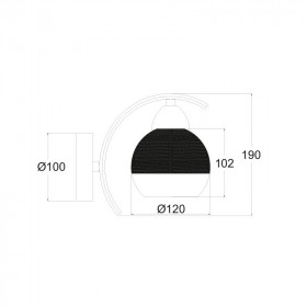 Απλίκα E27 Χρώμιο Και Διάφανο Alien TNK81444CR1W ACA LIGHTING