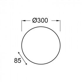 Πλαφονιέρα E27 Μελί Albatre XD01300Y ACA LIGHTING