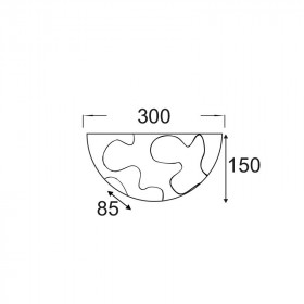 Απλίκα E27 Λευκό Puzzle XD05302 ACA LIGHTING