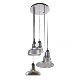 Φωτιστικό Πεντάφωτο GU10 Χρώμιο AP9006-5 SUN LIGHT