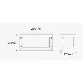 Απλίκα E27 Γραφίτης G0430S SUNLIGHT