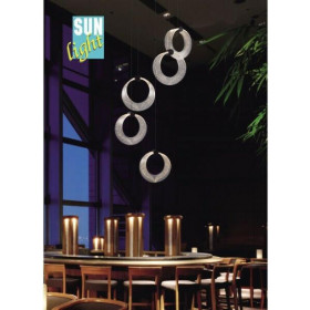 Φωτιστικό LED 40W 3300k Μαύρο MD9056B-5Y SUN LIGHT