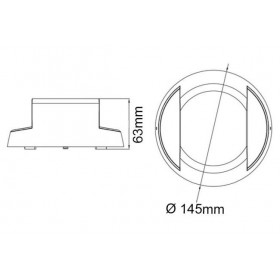 Απλίκα LED 6W 3000k Γραφίτης WW12304 SUNLIGHT