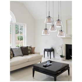 Φωτιστικό Πεντάφωτο G9 Χρώμιο Boccale 1300301305 NOVA LUCE