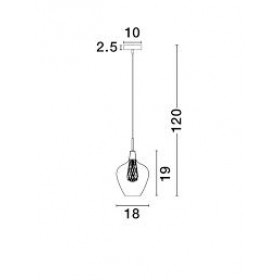 Φωτιστικό Μονόφωτο G9 Χρώμιο Filo 1500202821 NOVA LUCE