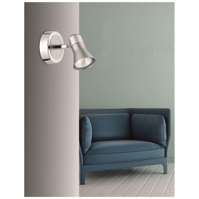 Σπότ Επίτοιχο GU10 Χρώμιο Galeria 663001 NOVA LUCE