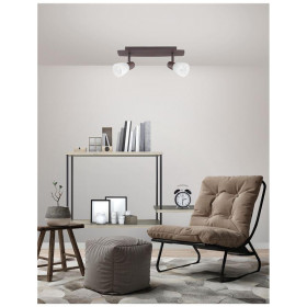 Σποτ Οροφής Δίφωτο GU10 Σκουριά Reggio 770002 NOVA LUCE