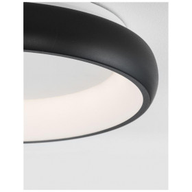 Πλαφονιέρα LED 32W 3000k Μαύρο Albi 8105616 NOVA LUCE
