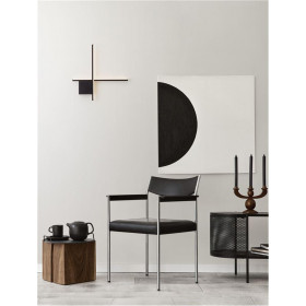 Απλίκα LED 15W 3000k Μαύρο Cross 9006084 NOVA LUCE