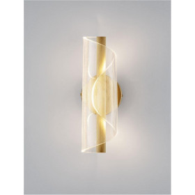Απλίκα LED 9W 3000k Χρυσό Valentin 9030635 NOVA LUCE