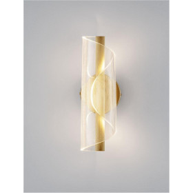 Απλίκα LED 9W 3000k Χρυσό Valentin 9030635 NOVA LUCE