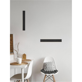 Απλίκα LED 22W 3000k Μαύρο Seline 9060613 NOVA LUCE
