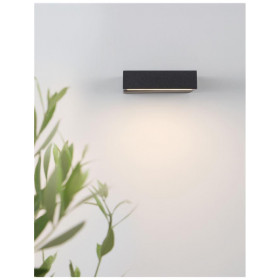Απλίκα LED 10W 3000k Ανθρακί Brin 9160101 NOVA LUCE