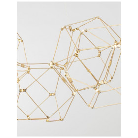 Φωτιστικό LED 67.2W 3000k Χρυσό Nebula 9186814 NOVA LUCE