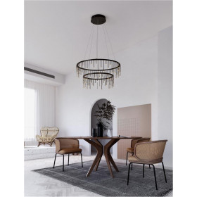Φωτιστικό LED 41W 3000k Μαύρο Stellar 9186969 NOVA LUCE