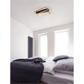 Φωτιστικό LED 28W 3000k Μαύρο Και Χρυσό Elize 9248113 NOVA LUCE