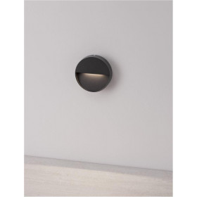 Απλίκα LED 1.5W 3000k Ανθρακί Arne 9492680 NOVA LUCE