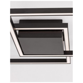 Φωτιστικό LED 25W 3000k Μαύρο Bilbao 9500822 NOVA LUCE