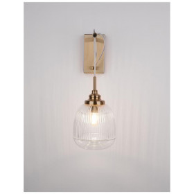 Απλίκα E14 Χρυσό Και Διάφανο 9738200 NOVA LUCE