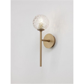 Απλίκα G9 Χρυσό Και Διάφανο Mirano 9960271 NOVA LUCE