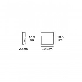 Απλίκα LED 3W 3000k Λευκό VK/02149/W/W VK LED