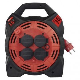 Μπαλαντέζα Σε Καρούλι Με Καλώδιο 3x1.5mm 15 Μέτρα Με Φως LED P08215 EMOS