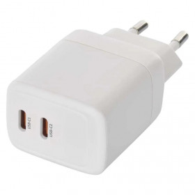Φορτιστής Τοίχου USB TypeC Δύο Εξόδων 35W Λευκό V03G35 EMOS