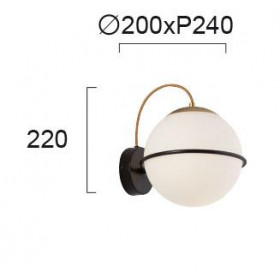 Απλίκα E27 Χρυσό Και Λευκό Ferero 3094000 VIOKEF