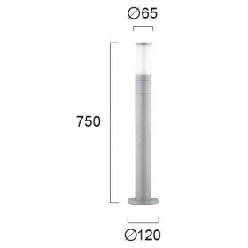 Φωτιστικό Κολώνα E27 Γκρι Cavo 4036800 VIOKEF