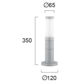 Φωτιστικό Κολώνα E27 Γκρι Cavo 4036900 VIOKEF
