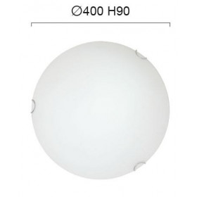 Πλαφονιέρα E27 Λευκό David 4105800 VIOKEF