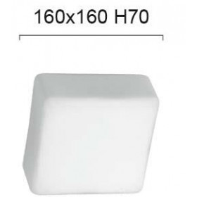 Πλαφονιέρα G9 Λευκό Σατινάτο Tito 4132400 VIOKEF