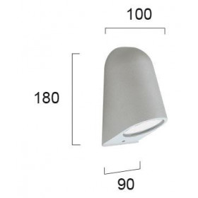 Απλίκα GU10 Ασημί Hydra 4136200 VIOKEF