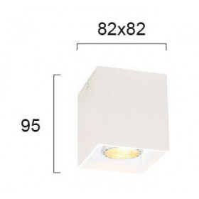 Σποτ Οροφής GU10 Λευκό Dice 4144101 VIOKEF