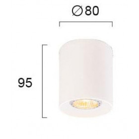 Σποτ Οροφής GU10 Λευκό Dice 4144200 VIOKEF