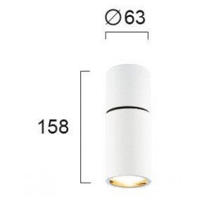 Σπότ Οροφής GU10 Λευκό Nobby 4157100 VIOKEF